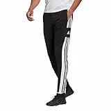 adidas Men's Squadra 21 Training Tracksuit Bottoms Track Pants, Black/White, L Tall