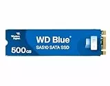 WD Blue SA510 SATA SSD 500 GB M.2 2280 (Lesen bis 560 MB/s, Schreiben bis 510 MB/s, Upgrade für PC/Laptop, dreimonatiges Probeabo von Dropbox Professional, Western Digital SSD Dashboard)