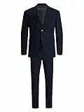 JACK & JONES Herren Jprfranco Suit Noos Business Anzug Hosen Set, Schwarz, 50 EU