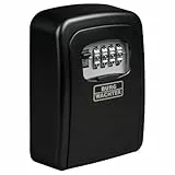 Burg-Wächter Schlüsseltresor mit 4-stelligem Zahlencode für außen und innen, Sicher, Wandmontage, Key Safe 30 SB, Schwarz