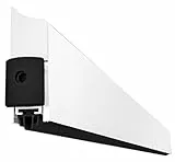 Gedotec absenkbare Bodendichtung - Weiß | 1 Stück Türdichtung unten automatisch 13 x 39 mm | APPLIQUE | Länge 930 mm - kürzbar | Absenkdichtung für Türen | Türbodendichtung windschutz kältefeind