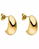 PURELEI® Drop Ohrringe (Gold) - Tropfen aus Langlebigem Edelstahl - Wasserfeste Damenohrringe für Deinen Individuellen Look