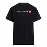 THE NORTH FACE - Never Stop Exploring normal geschnittenes T-Shirt mit Grafik für Herren - TNF Black, XL