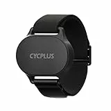 CYCPLUS Herzfrequenzmesser Armband, Bluetooth 5.1 ANT+ HR Monitor mit HR Zone LED Anzeige, IP67 Wasserdicht, Verwendung für Laufen Radfahren Fitness und andere Sportarten(schwarz)