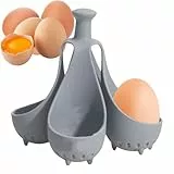Eierkesselhalter, Eierkocher Aus Silikon, Für Hartgekochte Eier, 4/6 Kammern, BPA-Freies, Hitzebeständiger Silikon Eierhalter
