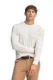 Polo Club Herren Basic Strickpullover Crewneck Dunkelbraun - Pullover 100% Baumwolle Langarm Sweat