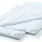 aqua-textil 4 Jahreszeiten Bettdecke 2er Set 135x200cm Decken zusammengeknöpft Winter 800g Sommer 600g klimaregulierend Oeko-TEX