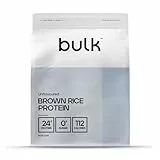 Bulk Proteinpulver aus braunem Reis, veganer Proteinshake, geschmacksneutral, 1 kg, Verpackung Kann Variieren