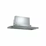 Bosch DFR097A52 Serie 4 Flachschirmhaube, 90 cm breit, Um- & Abluft, Made in Germany, EcoSilence Drive leiser und effizienter Motor, gleichmäßige LED-Beleuchtung, Silbermetallic