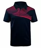 JACKETOWN Poloshirt Herren Kurzarm Polohemd Atmungsaktiv Schnell Trocknend Golf Tennis Polo Tshirt Sommer Regular Fit Poloshirts Für Herren