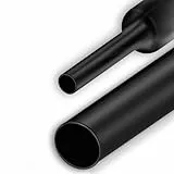 Schrumpfschlauch, Schrumpfschlauch mit Kleber, 4:1 Schrumpfschläuche Wasserdicht, Heat Shrink Tube Schwarz für Kabelisolierung, Markierung, Kabelbündelung, Reparaturen (12mm x 2m)