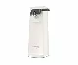 Kenwood Elektrischer Dosenöffner CAP80.000WH, Multifunktionaler 3-in-1 Küchenhelfer mit Integriertem Messerschärfer, Dosenöffner und Flaschenöffner, mit Kabelaufwicklung, Weiß