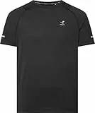 energetics Herren Ailo T-Shirt, Melange/Black/Black, L EU