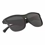 Dilwe Audio Sonnenbrille mit Open Ear Kopfhörern, Smart Glasses Drahtlose Bluetooth Sonnenbrille Musik Freisprechfunktion Polarisierte Gläser für Smartphone oder PC (Schwarz)