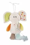 My First NICI Spieluhr Elefant Dundi – Kuscheltier und Einschlafhilfe für Babys und Kleinkinder ab der Geburt – Stofftier für Jungen und Mädchen, 39718, pastellfarben, 18 cm (1er Pack)