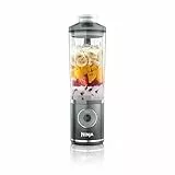 Ninja Blast Max Tragbarer Mixer/Blender/Smoothie Maker, 570 ml, wiederaufladbar, Mixbecher & auslaufsicherer Deckel, 3 Funktionen, Smoothies, Proteinshakes, Kühles Grau BC251EUGY