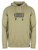 ROADSIGN australia Herren Sweatshirt sportlicher Hoody mit Retro-Print für lässige Alltagsoutfits beige, L