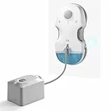 HUTT S7 Plus Fensterputzroboter mit Akku Abnehmbarer (Etwa 60 Min Reinigung) 5500Pa, 3D Schwebendes Doppelantrieb, Automatischer Fensterputzer Elektrisch Sprühfunktion 80ml Tank HUTTHINK5.0, Koffer