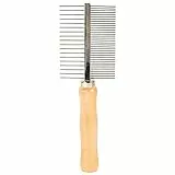 Trixie 2396 Kamm, beidseitig, mittlere/grobe Zinken, 17 cm