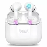 Bluetooth Kopfhörer, 2025 Kopfhörer Kabellos Bluetooth 5.4, 48 Std Hi-Fi Stereo Tiefer Bass Wireless Earbuds, 4 ENC Noise Cancelling Mics, IP-X7 Wasserdicht Headphones Sport, 3g USB-C in Ear Ohrhörer