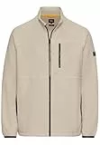 camel active Herren Fleecejacke mit Stehkragen Beige, Menswear-XXL