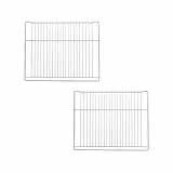 MIRTUX 2 x Ofenrost, Maße: 46,5 x 37,5 x 2,2 cm, Originalcode 574876, passend für Modelle von Siemens Neff Bosch Constructa Balay 00574876 HZ334000 CZ1432X1 etc.