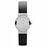 Skagen Freja Lille Damenuhr, Quarz-Zweizeigerwerk mit Edelstahl- oder Lederarmband