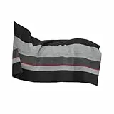 Kentucky Horsewear - Fleecedecke - Heavy - Square Stripes - Schwarz/Grau - 210x200 cm