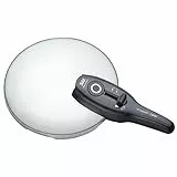 gs1 data protected company 4004633000006 2121305002 Silit Sicomatic classic Ersatzdeckel für Schnellkochtopf 3l, 4,5l, 6,5l 8,5l 0, Edelstahl Kunststoff, Schwarz