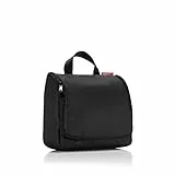 reisenthel toiletbag schwarz - praktischer Kulturbeutel mit Haken, wasserabweisendes Material