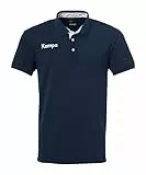 Kempa Herren Prime Polohemd, Marine/Weiß, M