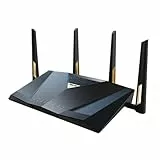 ASUS RT-BE88U Dualband WiFi 7 AiMesh Extendable Performance Dual-Band Router (WiFi 7, 4K-QAM, MLO, 2X 10G Ports, SFP+, 4X 2.5G Ports, Vier 1G Ports, bis zu 5X SSIDs, 34G WAN-LAN Kapazität, VPNs)