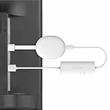 Mission USB-Netzkabel für Chromecast – Chromecast-Netzteil, das Ihren Chromecast direkt vom Fernseher USB-Anschluss mit Strom versorgt, keine externe Stromversorgung benötigt (Chromecast nicht im