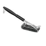 BBQ Grill Reinigungsbürste & Schaber - Grilldrahtbürste für Grill - 45cm Edelstahl Grillrostreiniger - Grillzubehör & Werkzeuge für Weber Gas/Holzkohle/Elektro/Infrarot - Geschenke für Männe (groß)