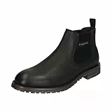 bugatti Herren Schlupfstiefel, Männer Stiefel Kaltfutter,Flacher Absatz,kaltgefüttert,Boots,Winterstiefel,Winterschuhe,schwarz (1000),42 EU/EU UK