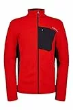 Spyder Herren Bandit Midlayer Jacke mit durchgehendem Reißverschluss Fleecejacke, Volcano Schwarz, X-Large