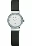 Skagen Freja Lille Damenuhr, Quarz-Zweizeigerwerk mit Edelstahl- oder Lederarmband