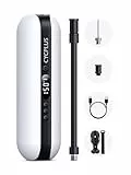 CYCPLUS Luftpumpe 150PSI Elektrischer Kompressor Tragbar Fahrradpumpe Mini Reifenpumpe mit Digital LED Anzeige LED Licht Wiederaufladbarer Li-ionen für alle Fahrräder Motorräder und Autos