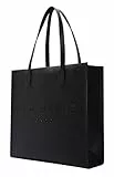 Ted Baker Schultertasche Soocon Crosshatch Icon Bag Black schwarz