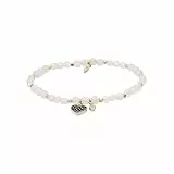 Fossil Armband Für Frauen Wellness, Innenlänge:165mm Rosa Halbedelstein Armband, JA6922710