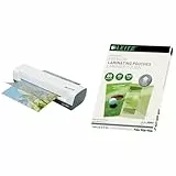 Leitz iLAM Home A4 Laminiergerät, Für 75 bis 125 mic Laminierfolien & Heißlaminierfolien A5 80 mic, Laminierfolien in Premium-Qualität im 100er Pack