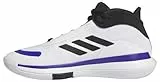 adidas Unisex Bounce Legends Low Trainers Basketball-Schuhe, Cloud White/core Black/Lucid Blue, 47 1/3 EU