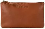 Marc Peter® Vintage Austin Federmäppchen aus Leder Federtaschen Mäppchen Etui mit YKK Reißverschluss, Große Kapazität Pencil Case Großes Federmappe - Braun