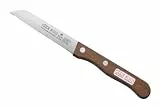 GÜDE Solingen - Gemüsemesser gestanzt, 9 cm, SIGMA, Edelholz, Braun