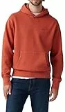 Levi's Men's The Authentic Hoodie Sweatshirt, Garment DYE Ketchup, S