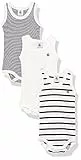 Petit Bateau Unisex BabyÄrmelloser Body (3er Pack) , Variante 1, 3 Jahre