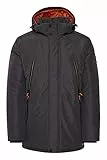 FQ1924 Abbe Herren Übergangsjacke Parka leichte Winterjacke, Größe:M, Farbe:Asphalt (190201)