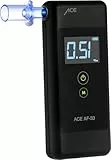 ACE AF-33 Alkoholtester - der #1 Promilletester laut BILD mit Note 1,1 (Test 2025) - 95,8% Richtigkeit (TU Wien, Januar 2026)