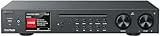 Kenwood KR-W8000SCD - Smart HiFi-CD Receiver mit 3,2' TFT, 60 W RMS, WiFi Internetradio, DAB+, UKW, CD, USB, Spotify (HiFi), Deezer, Bluetooth, Phono, Coax, TOSLINK, Sub-Out, OKTIV, Schwarz