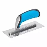 OX Tools Verputzkelle Profi Edelstahl 200x75mm – Maurerkelle Glättkelle mit DURAGRIP Griff – OX-P013808